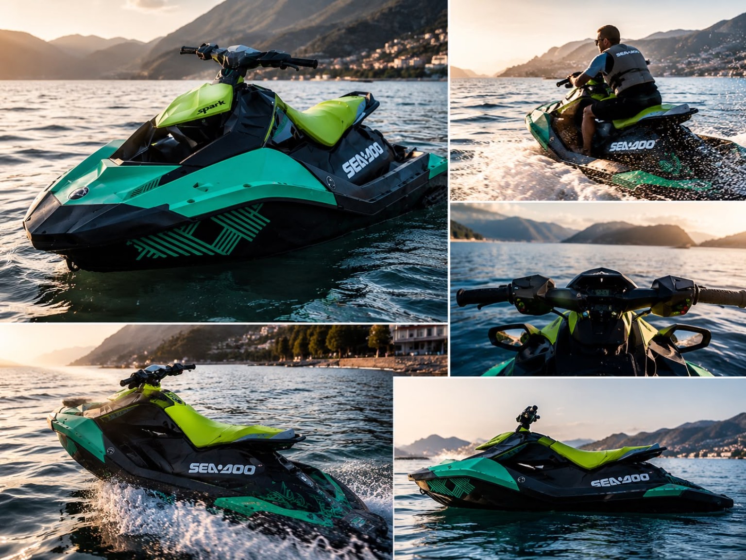 Sea-Doo Spark Trixx na zalasku sunca