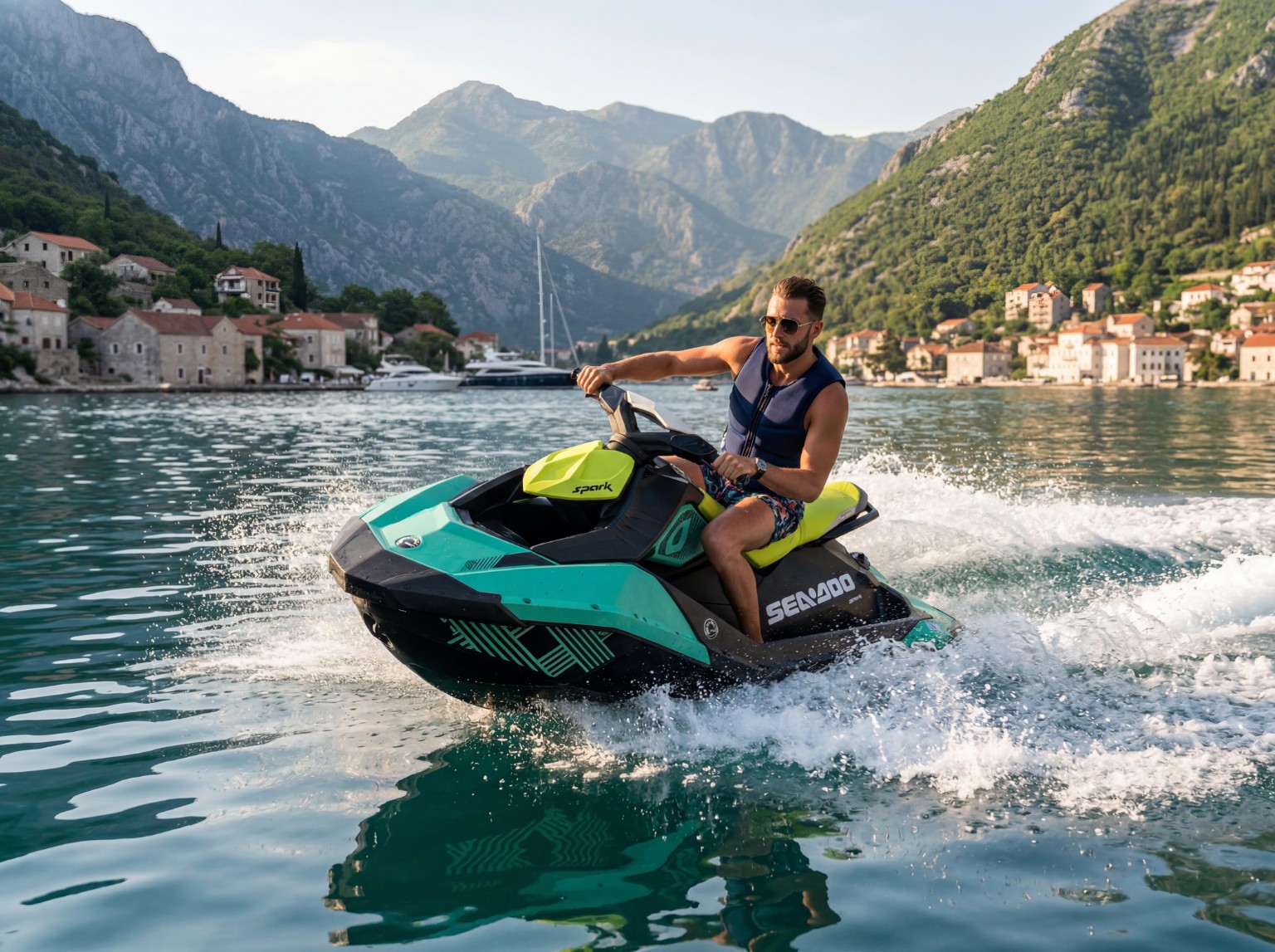 Sea-Doo Spark Trixx u vožnji kroz Boku Kotorsku